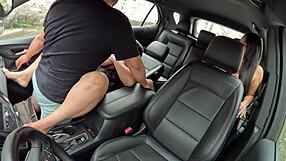 whoa leticia gomes sneaks into hubby's car for hidden wet pussy fun while he's at work! 🚗💦🍑