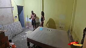 skinny latina teen babe seduces builder bending over for rough bareback anal doggystyle orgasm