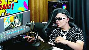 pri melancia bbw shakes massive tits on podcast camera?