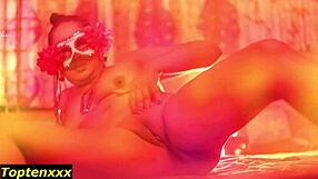 my masked indian bhabhi rides neighbor cock in best bedroom sex