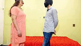 desi indian bhabhi's fat ass pounded doggystyle hard with dirty hindi moans