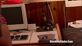 Phat black ass bent over for spanking, wanna feel that pussy?