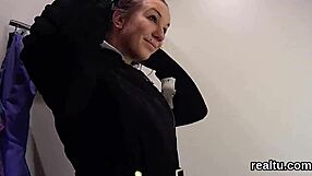 adorable czech teen gets seduced in hypermarket then pov drilled hard after striptease