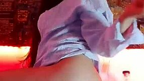 this cute latina brunette flashes her natural tits outdoors then masturbates with dildo on cam 📹🍑