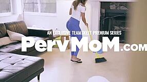 Blonde Stepmom Alice Chambers Fucked Hard in Bathroom by Stepson