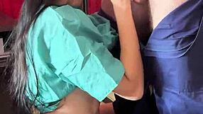 nurse lara sucks patient cock in halloween hospital