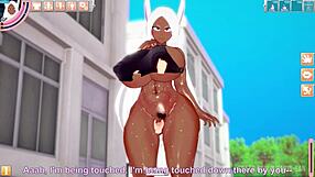 Boku no hero bunny masturbates to orgasm