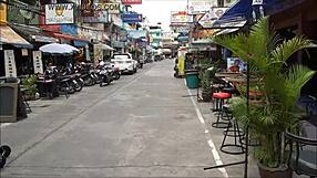 thai tourist pussy tempts in pattaya soi lk metro shadows