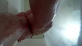 watch me pee then rinse my hairy plump pussy in the shower