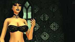 skinny goth church girls summon monster demon cock for halloween anal assfucking and cum facials