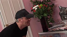 cori's shaved pussy pounded rough in sex shop