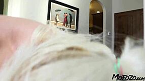 Mofozo busty milf deepthroats daddy cock in homemade rough sex