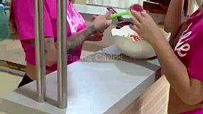 Lesbian friends fuck to wild orgasms