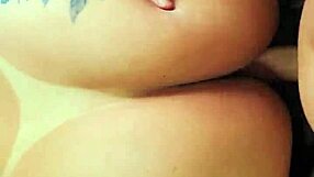 he pounds her wet pussy before cuck arrives for creampie cleanup