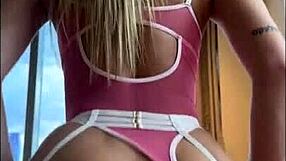 NERVOUS BIG TIT BLONDE TIFFANY WATSON SWEARS NO HOOKUPS BUT BENDS OVER FOR PICKUP POUNDING!