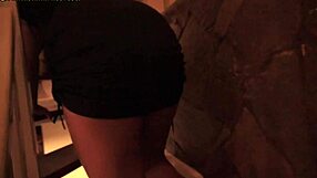 Mi hermanastra comes home drunk from dance pays with chubby ass bent over doggystyle.