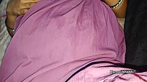 Indian Wife Shares Intense Threesome Passion with Husband and Friend at Home