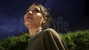 skinny latina stranger convinced for street to homemade pov ass fuck video