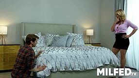 CHEATING MILF Lures Young Delivery Boy for Big Cock Doggystyle Pound!