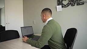 Does Colombian secretary Ashley Sanz ride boss cock for promotion with her big ass?