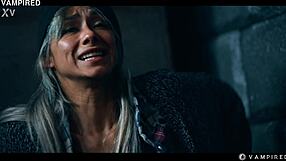 little puck transforms veronica leal into vampire slut with big tits kisses