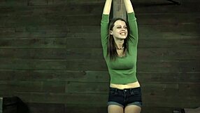 Bound busty babe whipped gagged choked deepthroated!