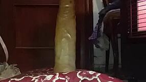 Valentina travesti dandome anal con dildo enorme