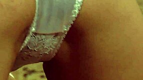 naked lesbian mistress bound slave fingers pussy during intense moaning massage