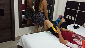 daddy, feel how sensually your hot stepdaughter rides this cock in our hotel room?