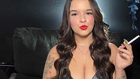 uniformed teen skank gargles monster cock cum before hardcore kiss