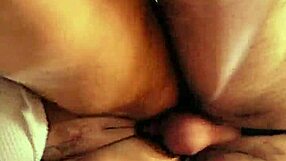 he pounds her wet pussy before cuck arrives for creampie cleanup