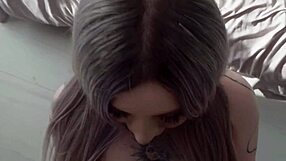 My slutty stepsis begs for my hard cock and hot facial cumshots