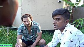 desi wife bends over for young stud's hardcore doggystyle anal to repay chubby husband's ranch debt cuckold style