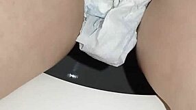 pregnant babe hits public toilet for outdoor thrill