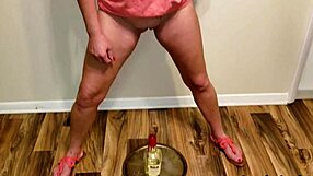 ms paris rose flashes shaved pussy in cinema. french milf gets golden shower thrill