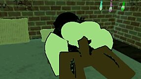 Friend's monster BBC creampies tight pussy raw while boyfriend slaves at work