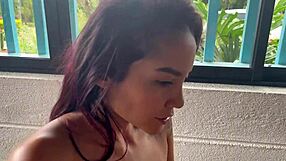 hey, this milf melani rincon shows her house with hot threesome sex
