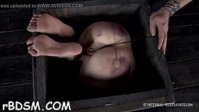 hey check out this beauty getting bound and fucked hard