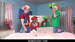 Stepsiblings Thrill in Swapping Sisters Online Challenge Emotion