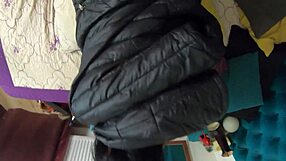 hey watch me get facefucked doggystyle then cum all over my jacket liner for hubby to lick up!!