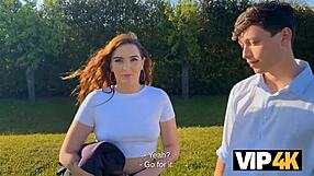 Vip4k. Czech Teen Girlfriend Cheats Outdoor with Old Friend Pov