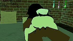 Friend's monster BBC creampies tight pussy raw while boyfriend slaves at work