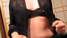 elena's steamy striptease has her clothes ripped off by horny milf wife!