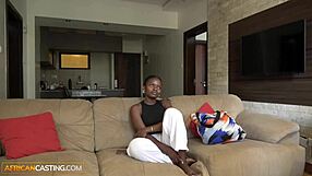 shy african babe shows up for casting and gets rammed hard by agent