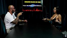 natzinha morena strips showing huge tits after interview