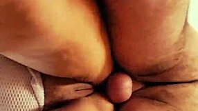 he pounds her wet pussy before cuck arrives for creampie cleanup