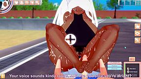 Boku no hero bunny masturbates to orgasm