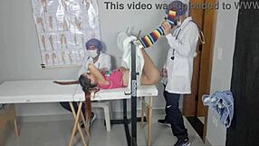 Redhead Teen's First Time: Gynecologists Rip Skirt for Creampie Hospital Fuck!