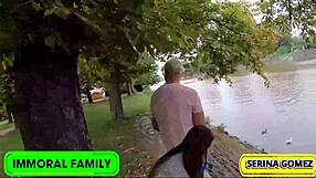 Hey, wanna see Dean and Dan double pound Serina Gomez's tight pussy?