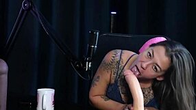 Safada's sheer red lingerie boquete after tinder swing fuck